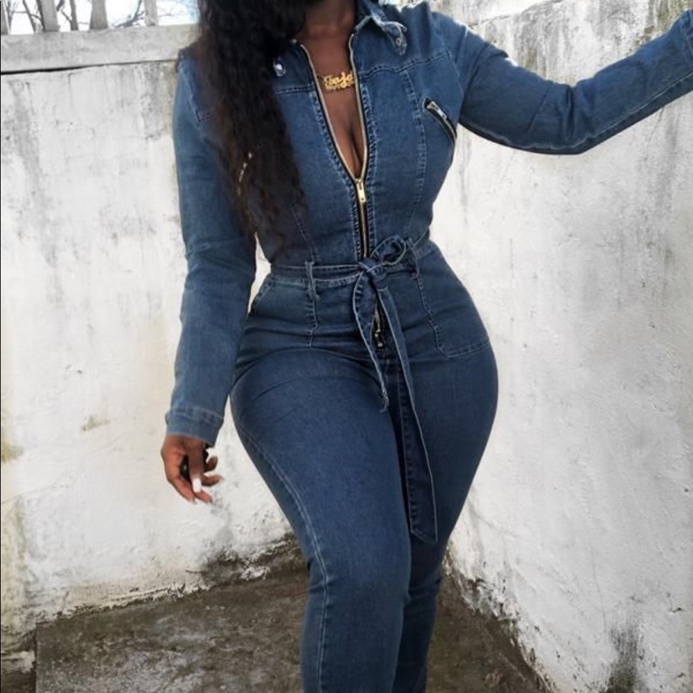 Billie Jean Denim Jumpsuit